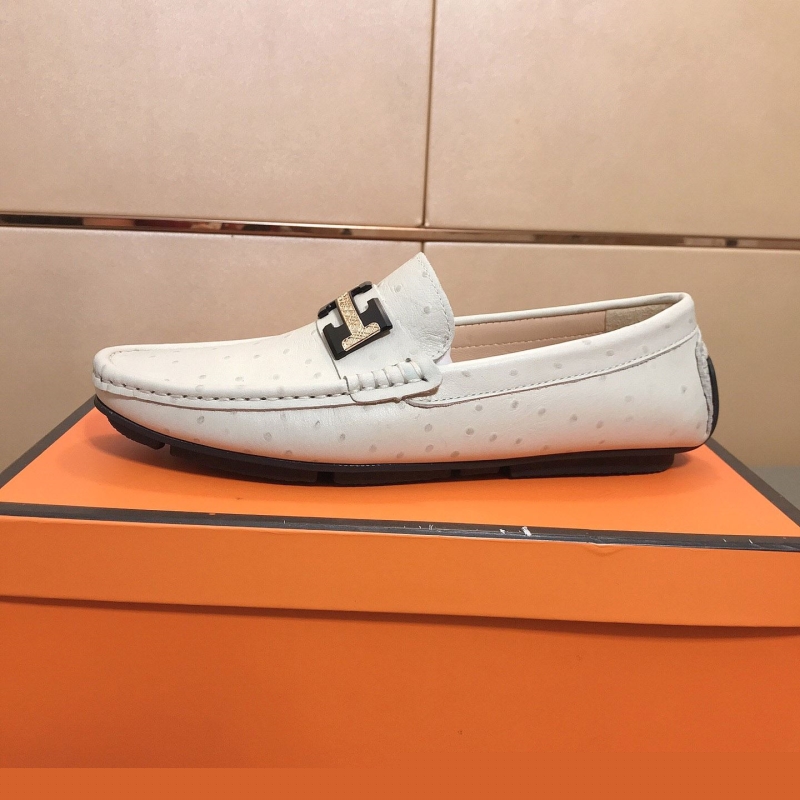 H**mes leather shoes